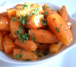 Moroccan glazed carrots